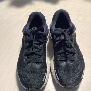Black Nike running sneakers